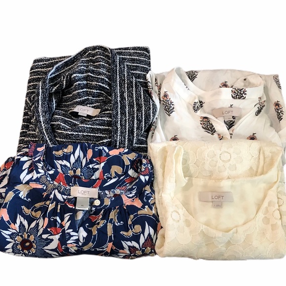 LOFT Tops - LOFT Not-So-Mystery Box Size Lg & XL 4 Items
